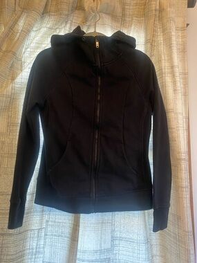 Women’s Black Zip-Up Hoodie Jacket - Classic Everyday Pullover
